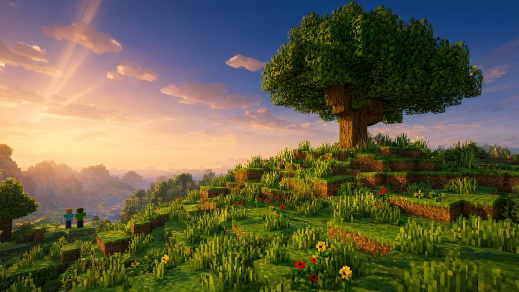 Шейдеры лучшей травы Gavti Minecraft BE