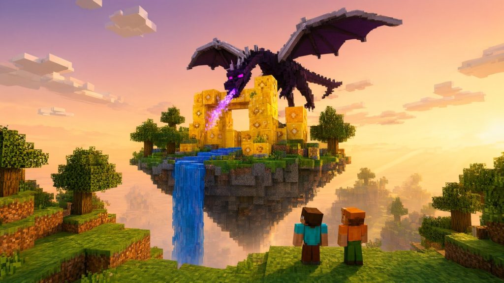 Карта Скайблок: удачное издание Minecraft PE