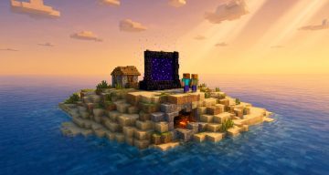 Карта Заброшенный остров Minecraft PE