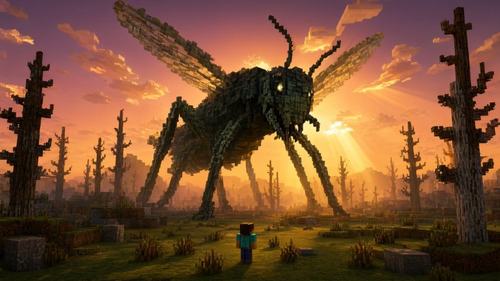 Мод Эволюция саранчи Minecraft BE