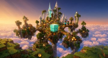 Карта Классический один блок Minecraft PE