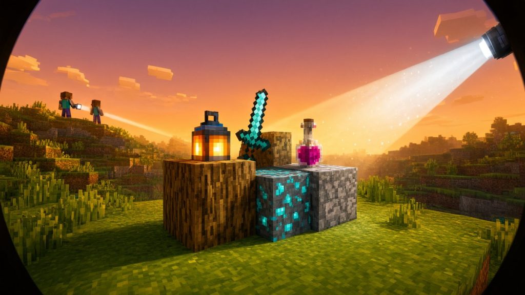 Текстуры Фонарик Minecraft BE