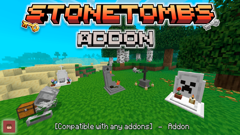 Мод Каменные гробницы Minecraft BE