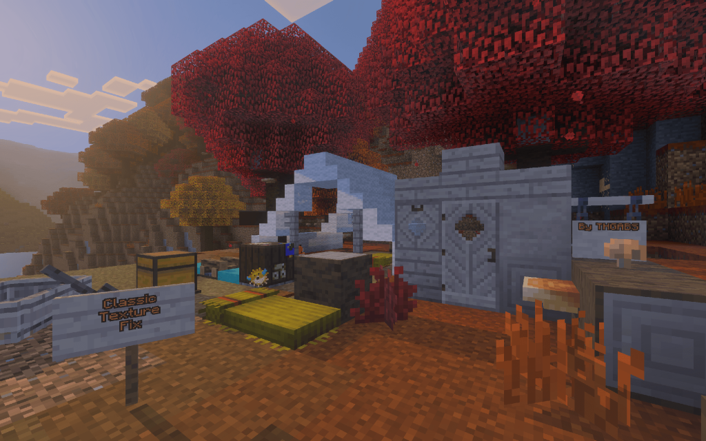 Текстуры исправления классики Minecraft BE