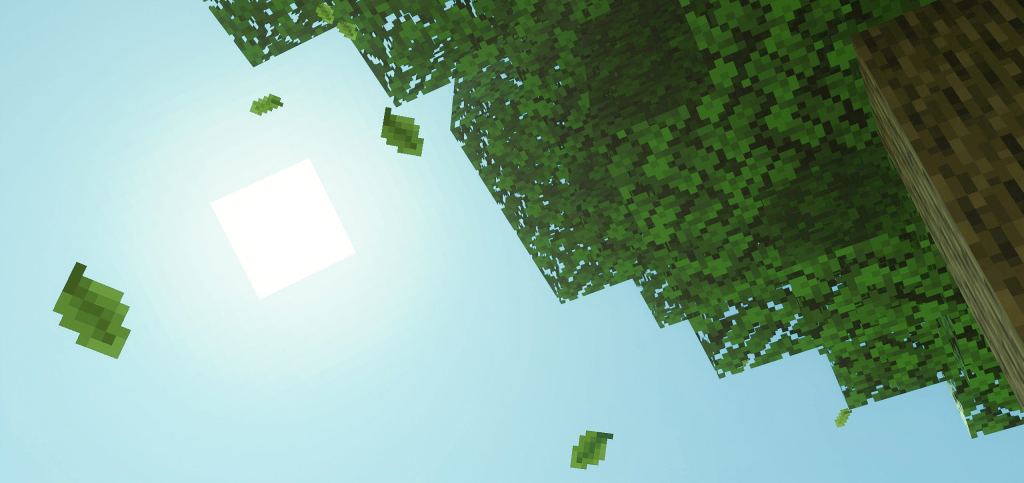 Мод Падающие листья Fused Minecraft BE