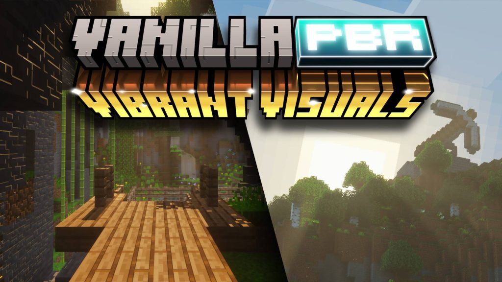 Шейдеры Ванильные яркие визуалы Minecraft BE