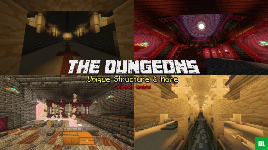 Карта Подземелья Minecraft PE