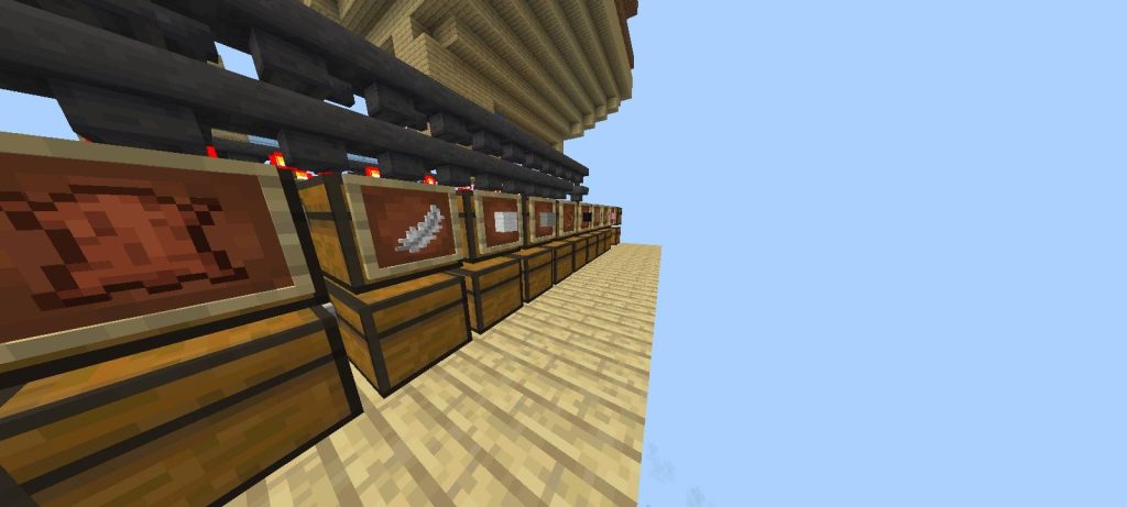 Карта Ферма животных с автосортировкой Minecraft PE