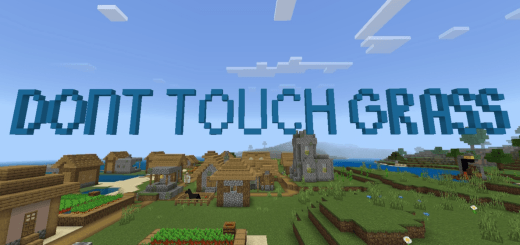 Карта Не трогай траву Minecraft PE