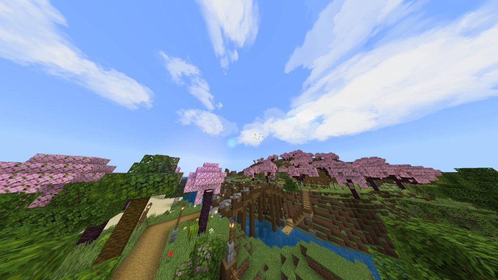 Карта Вишнёвый остров Minecraft PE