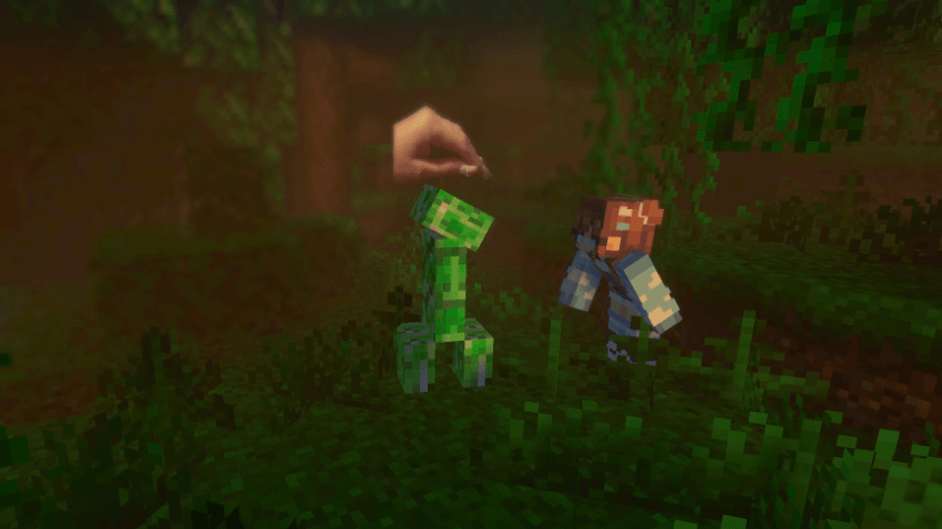 Мод Pat Your Fellas: погладь питомцев Minecraft BE
