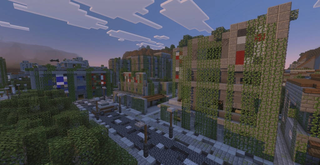 Мод Случайные руины городов Minecraft BE