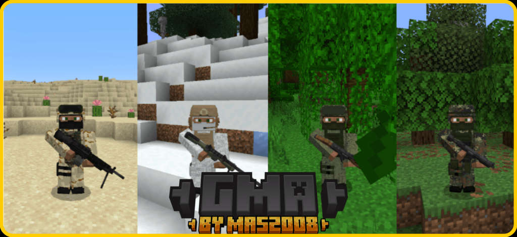 Мод Военная броня GMA Minecraft BE