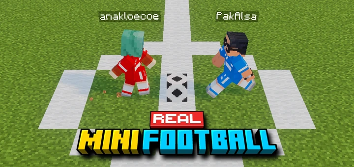 Карта Реальный мини-футбол Minecraft PE