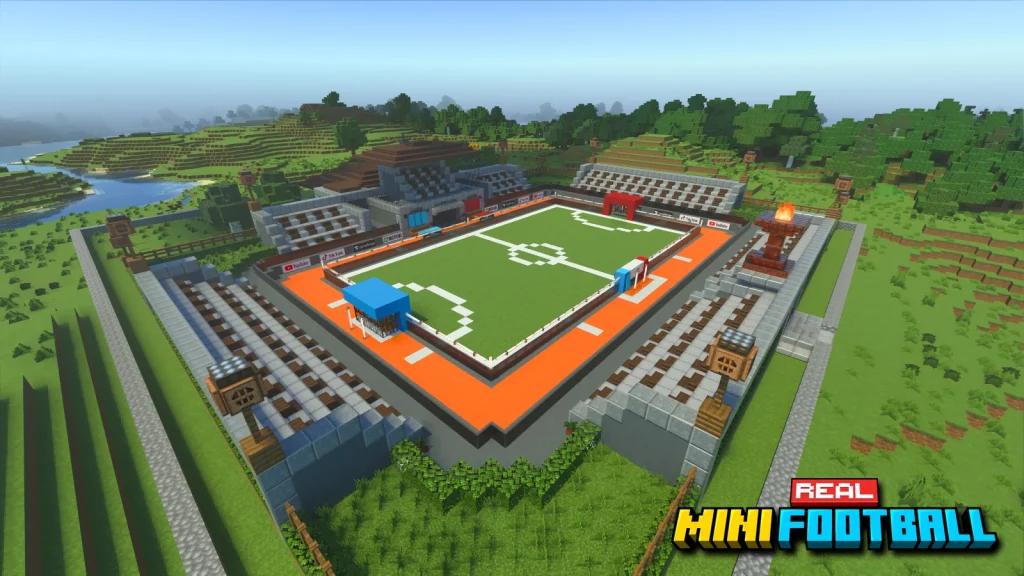 Карта Реальный мини-футбол Minecraft PE