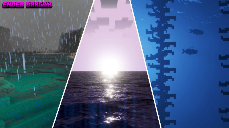 Шейдеры дракона Края Minecraft BE