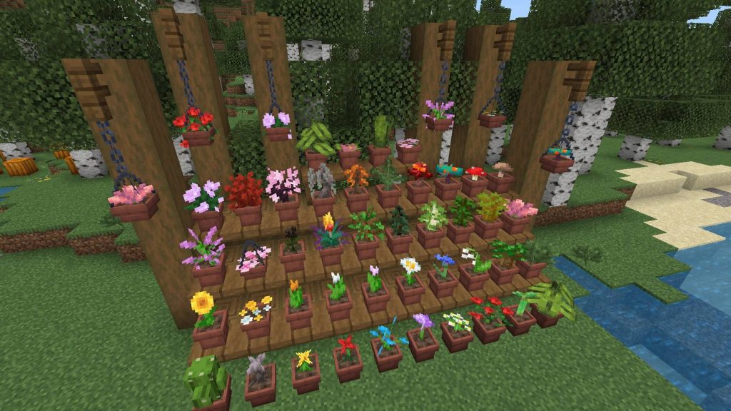 Мод Мебель в ванильном стиле Minecraft BE