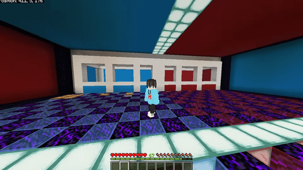 Карта Арена булавы, меча и копья Minecraft PE