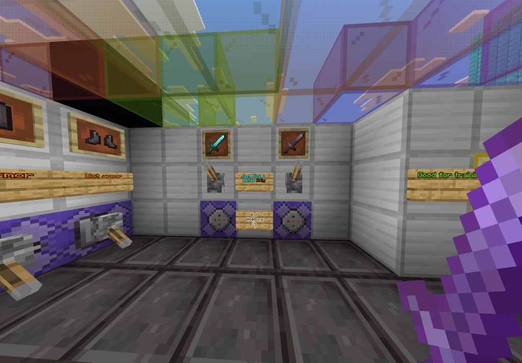 Карта Тренировка булавы Mace Training Minecraft PE