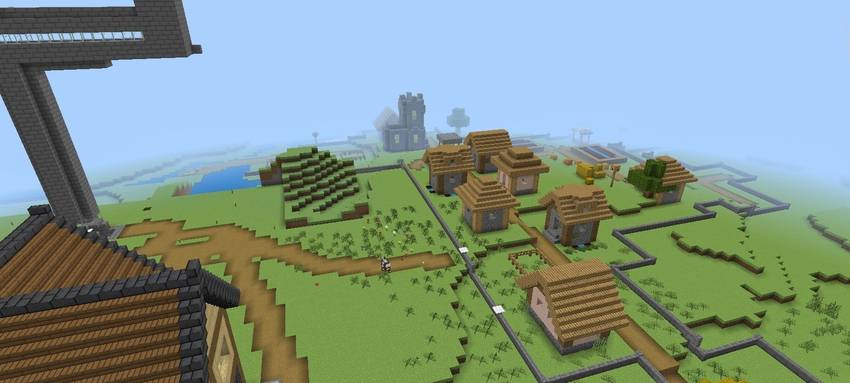 Карта Хардкорная база с автофермами Minecraft PE