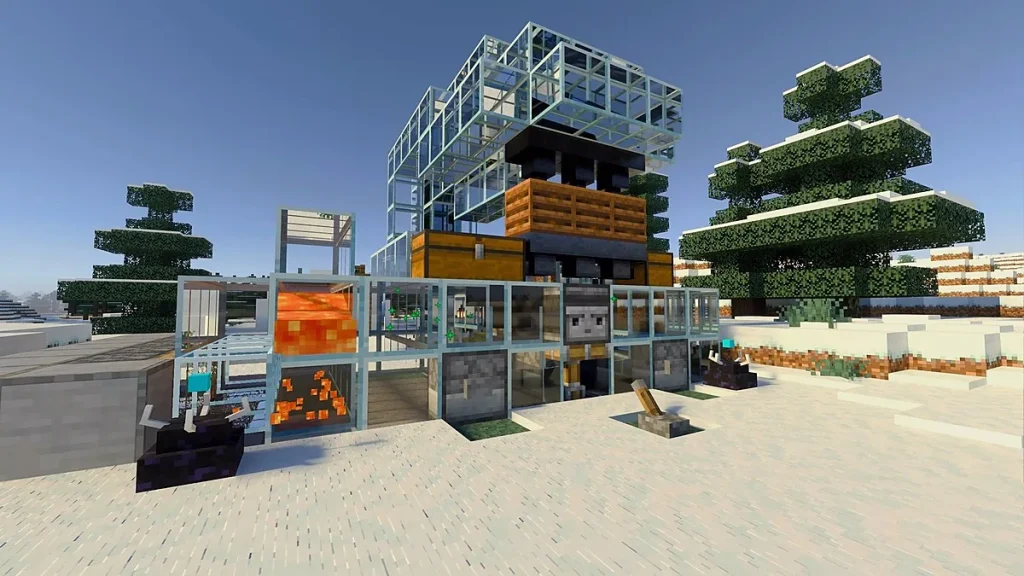 Мод Simulation Core Minecraft BE