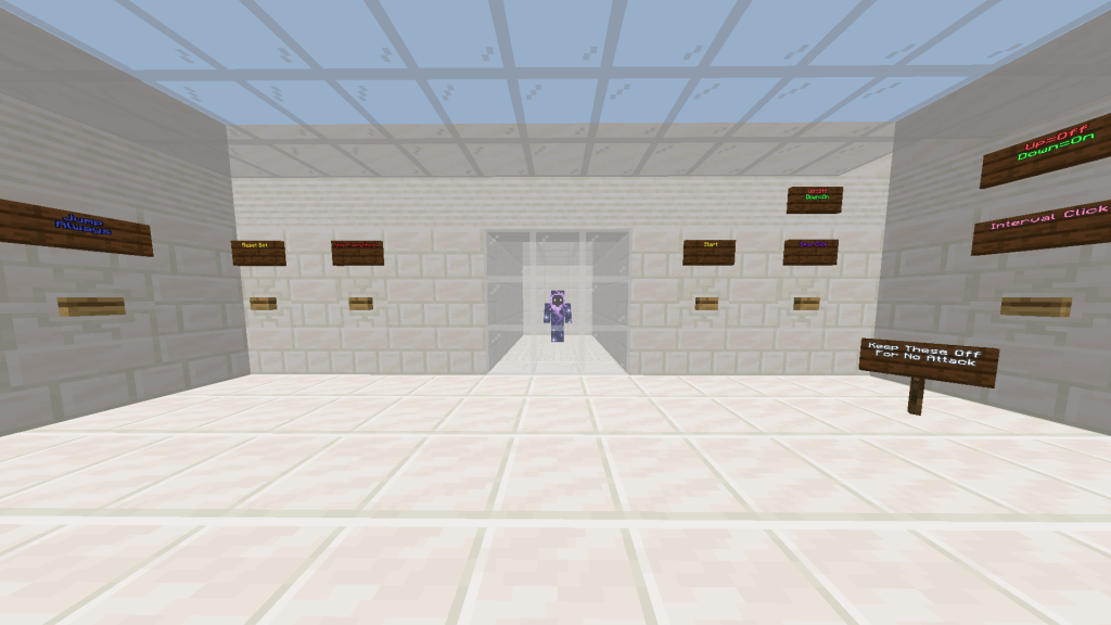 Карта Тренировка PvP с ботами Minecraft PE
