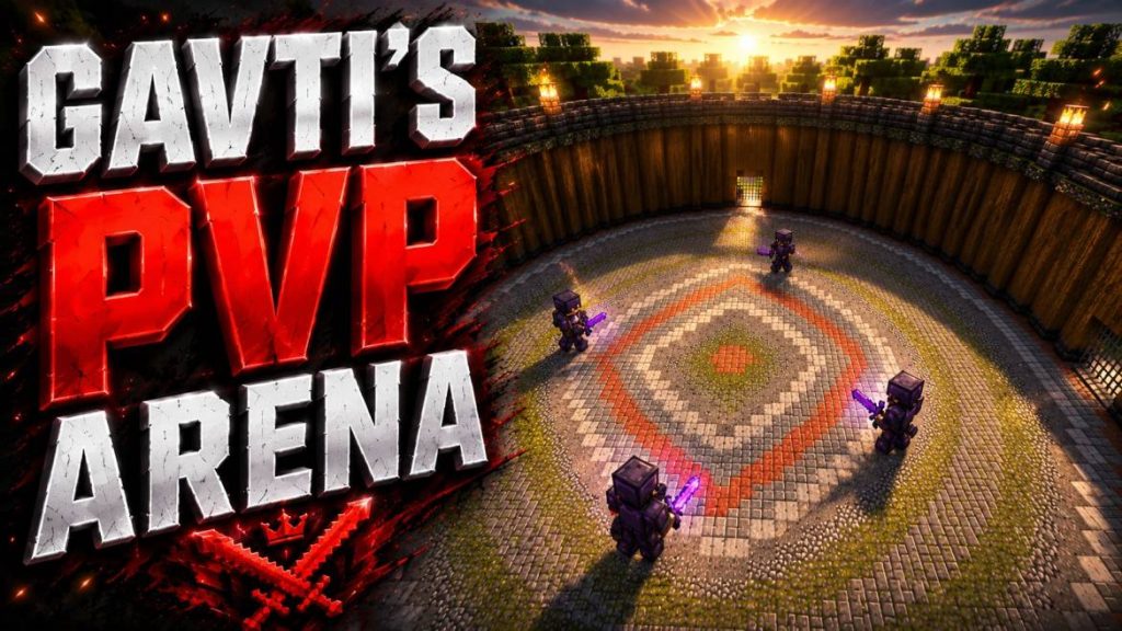 Карта Боевая арена GAVTI Minecraft PE