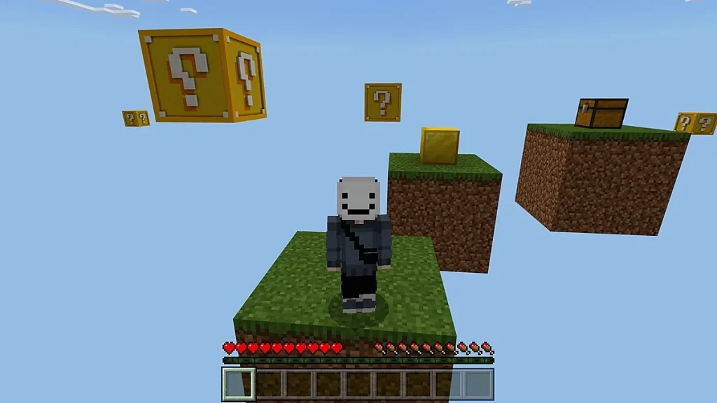 Карта Lucky One Block Challenge Minecraft PE