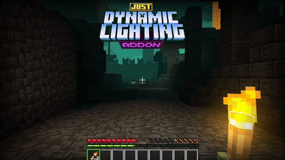 Мод Динамическое освещение Minecraft BE