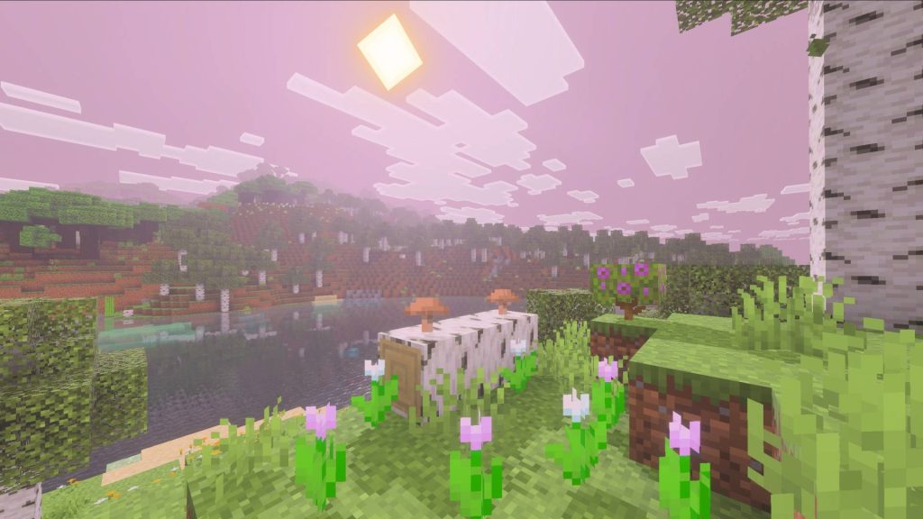 Шейдеры Сакура TryzzMC Minecraft BE