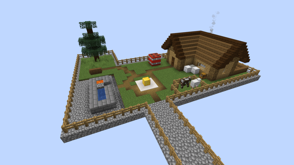 Карта Классический один блок Minecraft PE