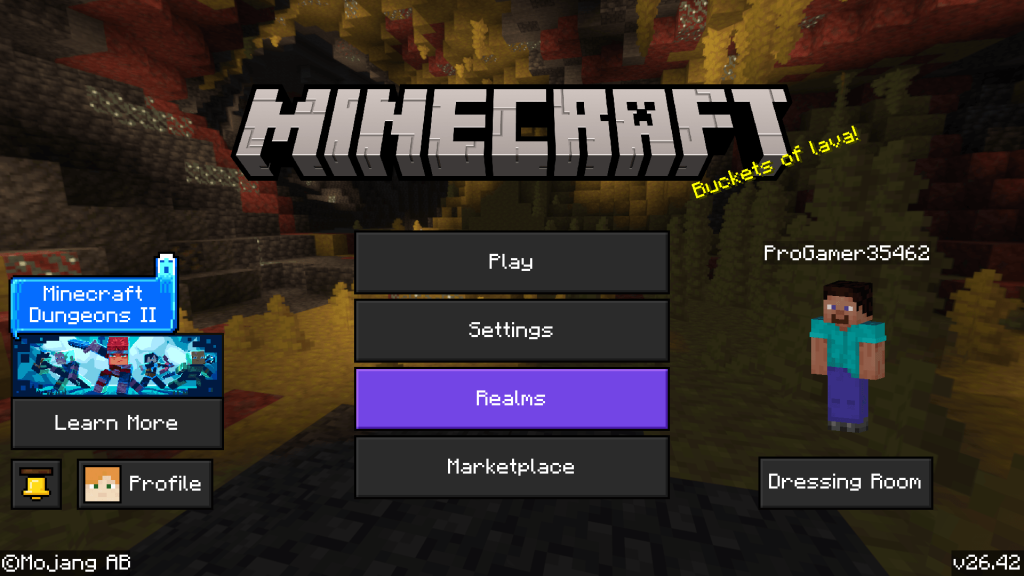 Текстуры тёмного интерфейса Minecraft BE