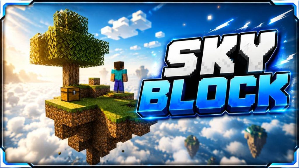 Карта Скайблок: выживание в облаках Minecraft PE
