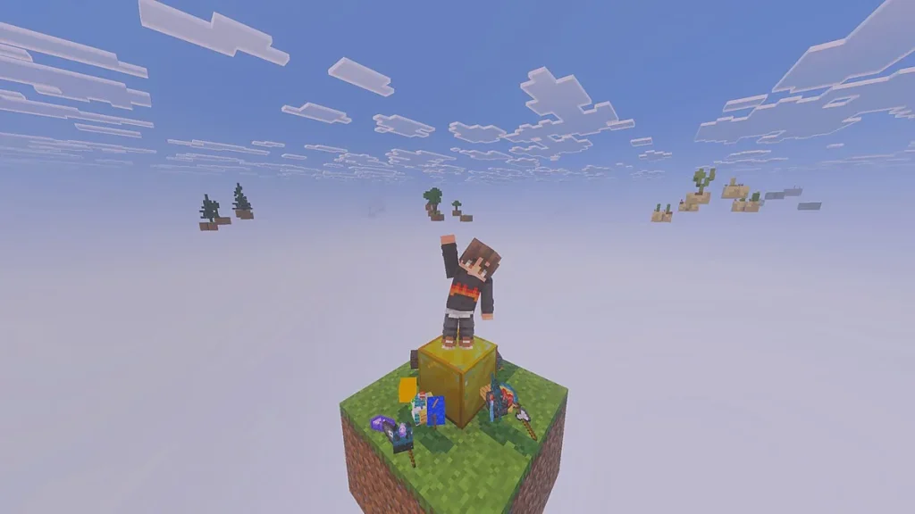 Карта One Block Adventure Minecraft PE