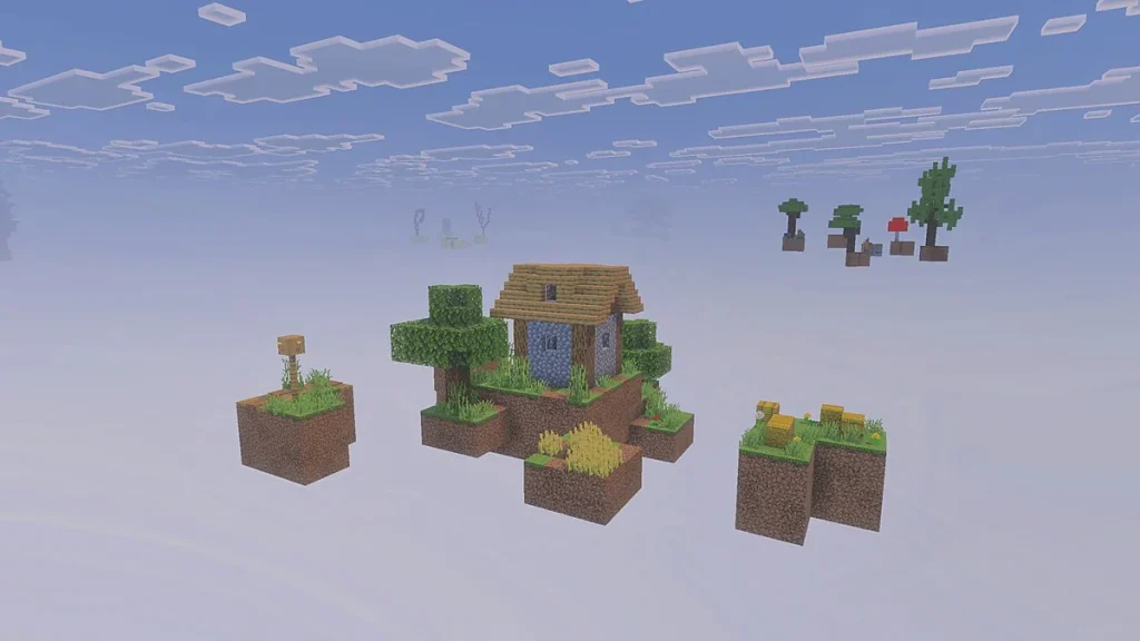 Карта One Block Adventure Minecraft PE