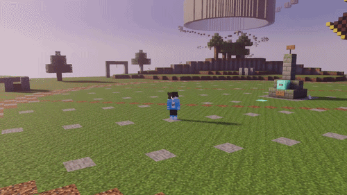 Карта Эпическая PvP арена: четыре набора Minecraft PE