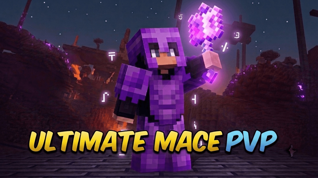 Карта Ультимативный PvP с булавой Minecraft PE