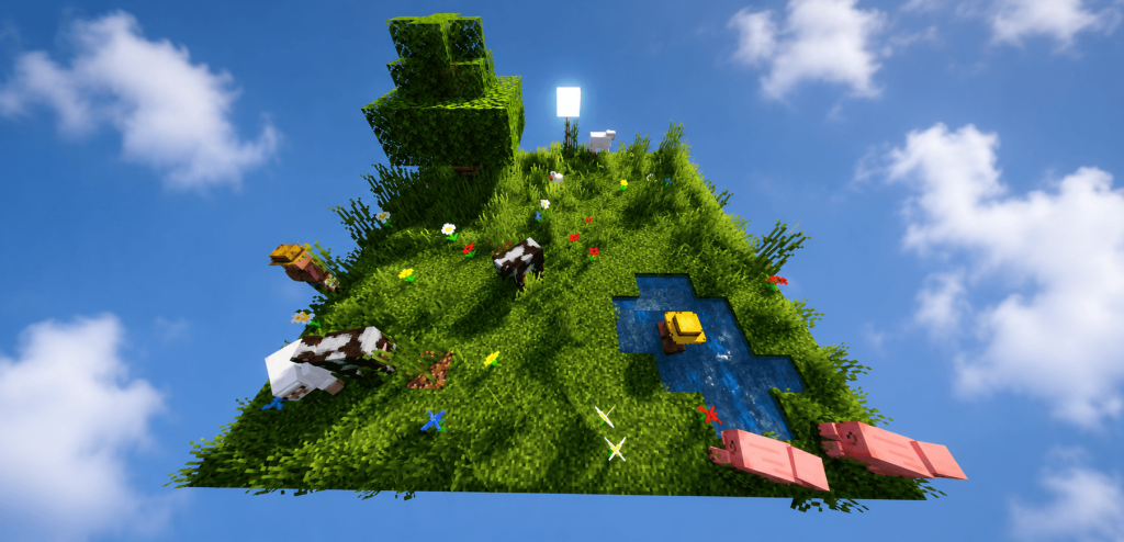 Карта Случайный один чанк Minecraft PE