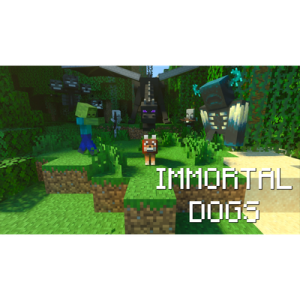 Мод Immortal Dogs v1.1 Minecraft Bedrock [26.10 — 26.40]