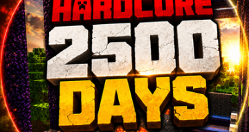 Карта 2500 Days Hardcore Minecraft PE [26.0 — 26.40]