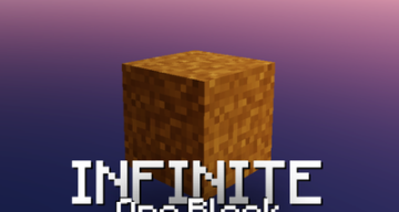 Карта Infinite One Block Minecraft PE [26.10 — 26.30]