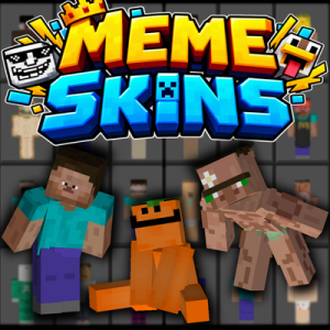 Скин-пак Best Meme & Funny Skins для Minecraft PE [1.18 — 26.50]