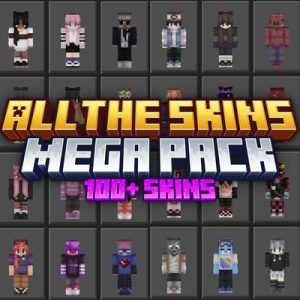 Скин-пак All The Skins v1.4 для Minecraft PE [1.19 — 26.50]