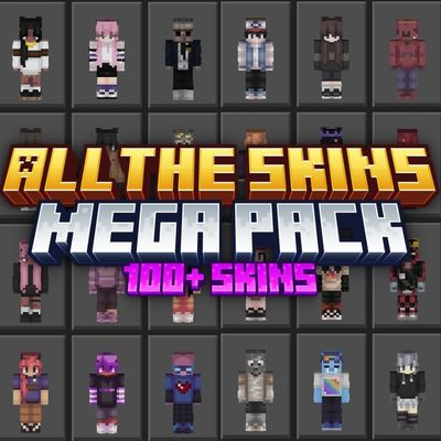 Скин-пак All The Skins v1.4 для Minecraft PE [1.19 — 26.50]