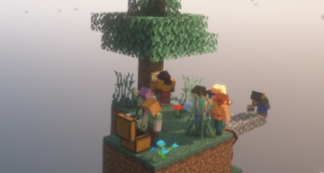 Карта Voidblock Skyblock для Minecraft Java [1.20.2 — 26.3]